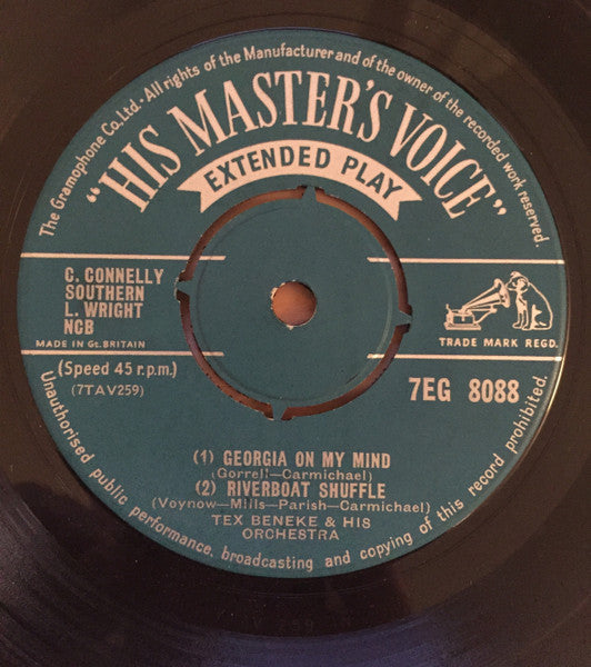 Tex Beneke And His Orchestra : The Beneke Band (7", EP)