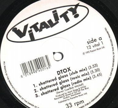 Dtox (3) : Shattered Glass (12")