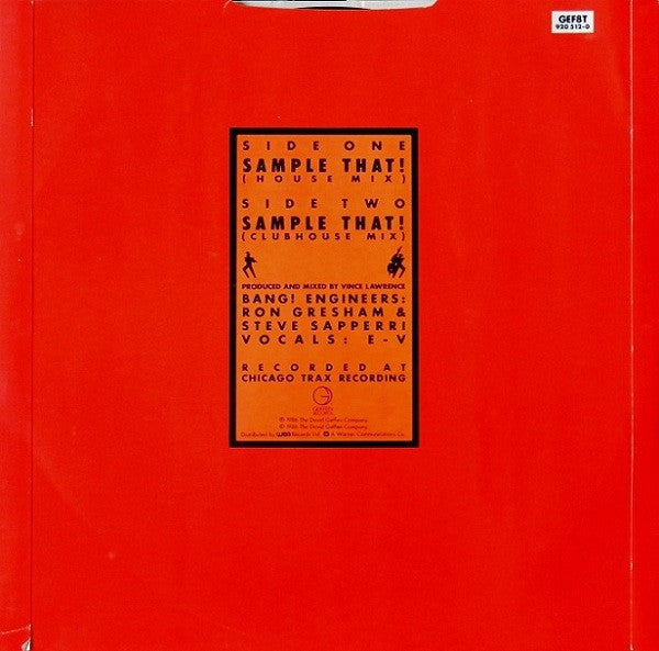 Bang Orchestra! : Sample That! (12")