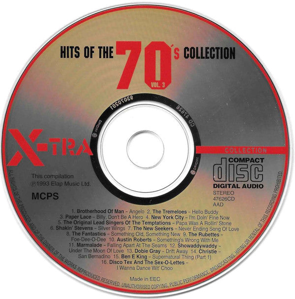 Various : Hits Of The 70's Collection, Vol. 3 (CD, Comp)