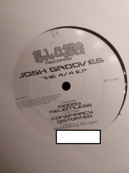 Josh Grooves (2) : The 4/4 EP (12")