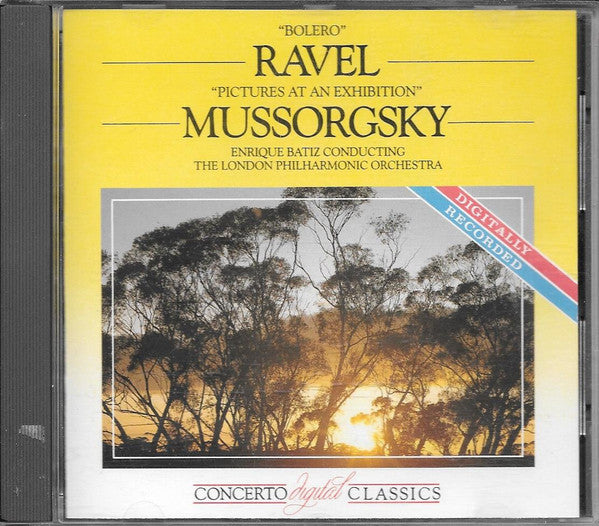 Maurice Ravel - Modest Mussorgsky, Enrique Batiz Conducting London Philharmonic Orchestra : Bolero / Pictures At An Exhibition (CD, Album)