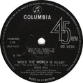 Vince Hill With The Eddie Lester Singers : When The World Is Ready (7", Sol)