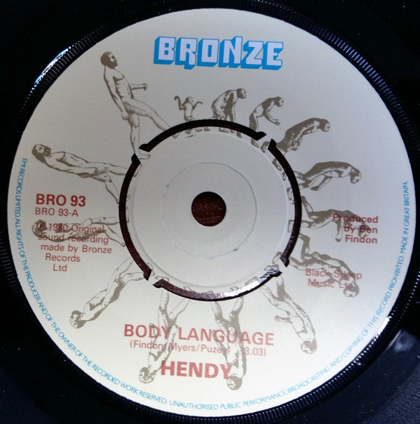 Hendy : Body Language (7", Single)