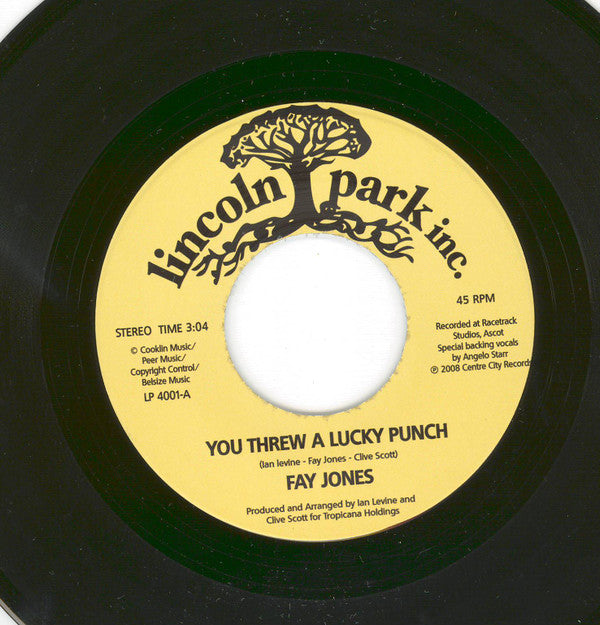 Fay Jones : You Threw A Lucky Punch / Lost In The Wind (7")