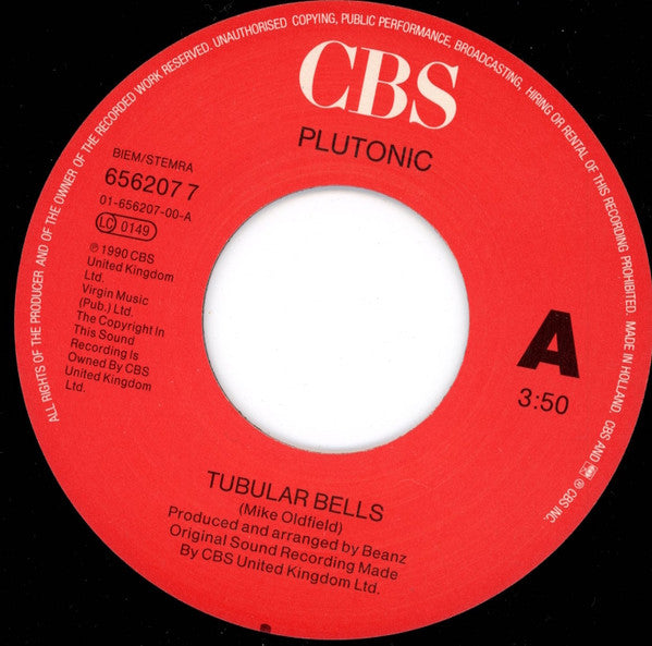 Plutonic : Tubular Bells (7", Single)