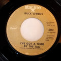 Buck Owens : I've Got A Tiger By The Tail / Cryin' Time (7", Single, RE, Gol)