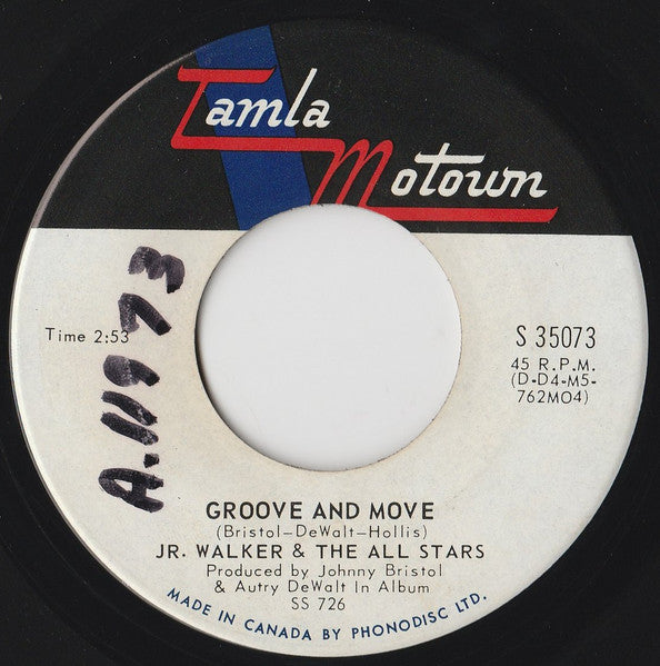 Junior Walker & The All Stars : Do You See My Love (For You Growing) / Groove And Move (7", Single)