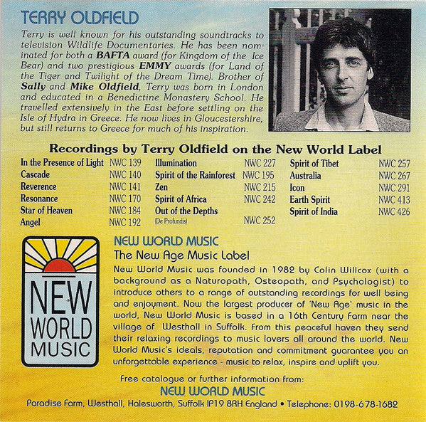 Terry Oldfield : Spirit Of India (CD, Album)