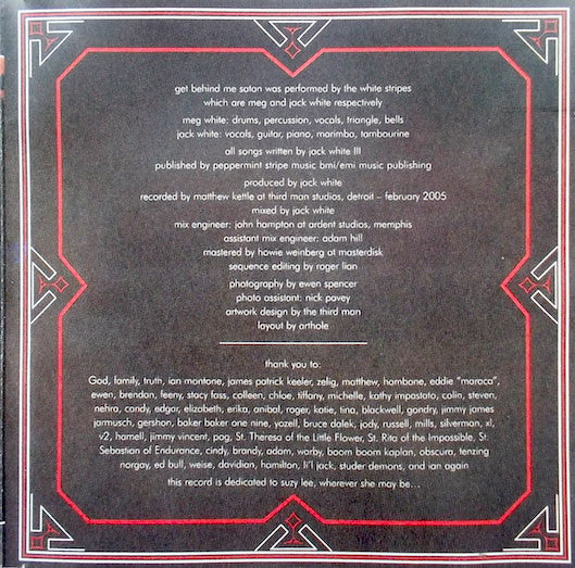 The White Stripes : Get Behind Me Satan (CD, Album)
