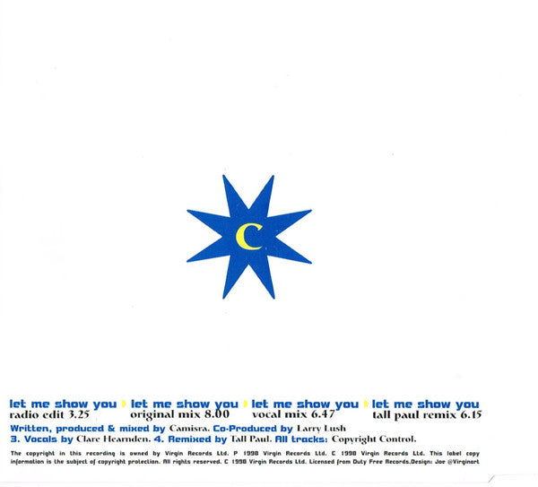 Camisra : Let Me Show You (CD, Single)