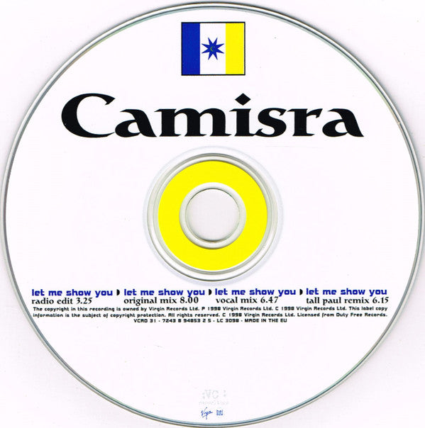 Camisra : Let Me Show You (CD, Single)