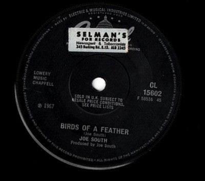Joe South : Birds Of A Feather (7", Single)