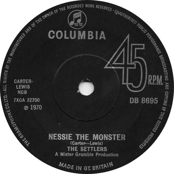 The Settlers : Nessie The Monster (7", Single)