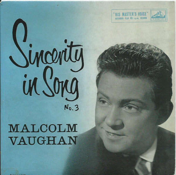 Malcolm Vaughan : Sincerity In Song (no.3) (7", EP)