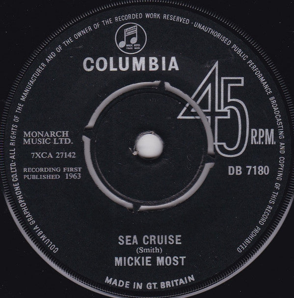 Mickie Most : Sea Cruise  (7", Single)