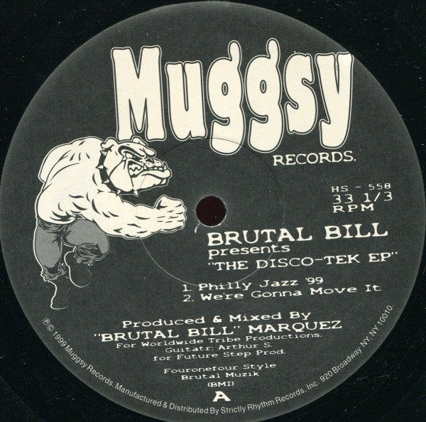 Brutal Bill : The Disco-Tek EP (12", EP)