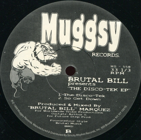Brutal Bill : The Disco-Tek EP (12", EP)