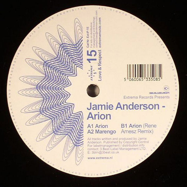 Jamie Anderson : Arion (12")