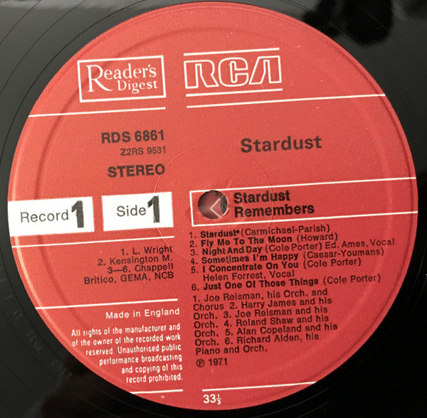 Various : Stardust (10xLP, Comp + Box)