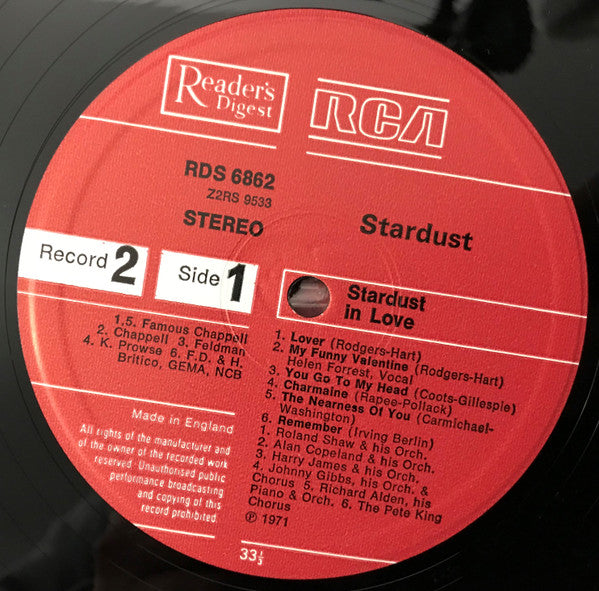 Various : Stardust (10xLP, Comp + Box)