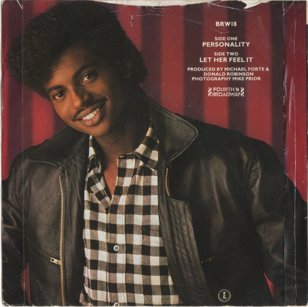 Eugene Wilde : Personality (7", Single)