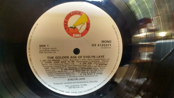 Evelyn Laye : The Golden Age Of Evelyn Laye (LP, Comp, Mono)