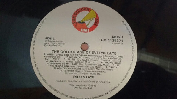 Evelyn Laye : The Golden Age Of Evelyn Laye (LP, Comp, Mono)