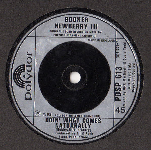 Booker Newberry III : Love Town (7", Single)