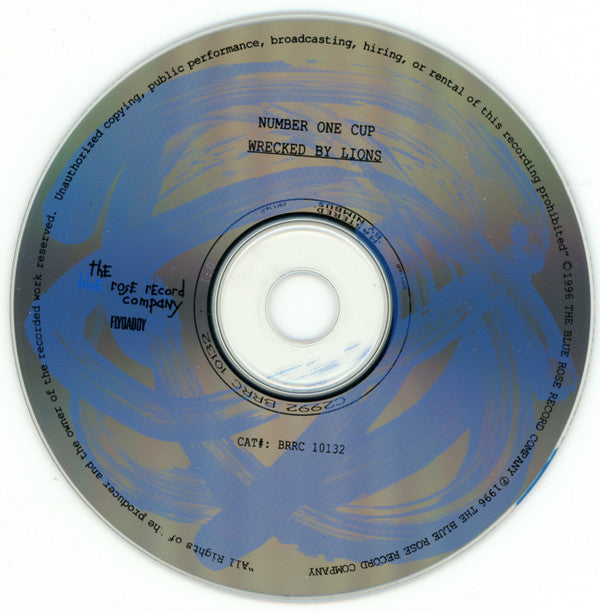 Number One Cup : Wrecked By Lions (CD, Album, Promo)