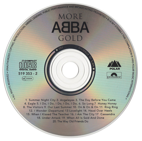 ABBA : More ABBA Gold (More ABBA Hits) (CD, Comp, RM)
