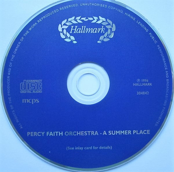 The Percy Faith Orchestra : A Summer Place (CD)