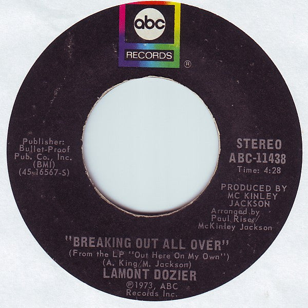 Lamont Dozier : Fish Ain't Bitin' (7", Styrene)