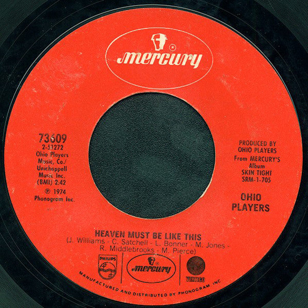 Ohio Players : Skin Tight  / Heaven Must Be Like This (7", Single, Styrene)