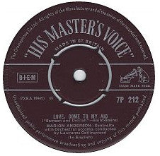 Marian Anderson : Softly Awakes My Heart / Love Come To My Aid "Samson And Delilah" (7")