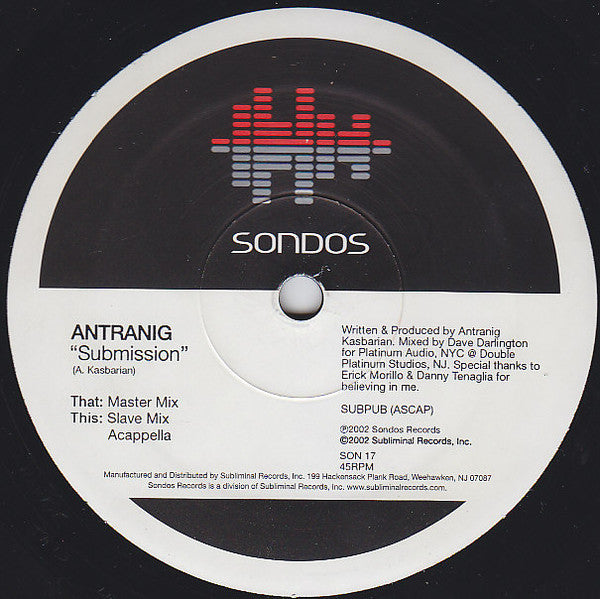 Antranig : Submission (12")