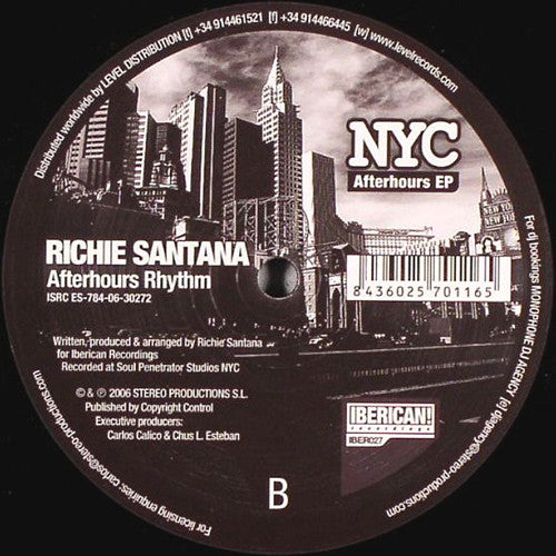 Peter Bailey / Richie Santana : NYC Afterhours EP (12", EP)
