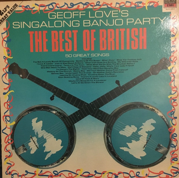 The Geoff Love Banjos : The Best Of British (2xLP, Album)
