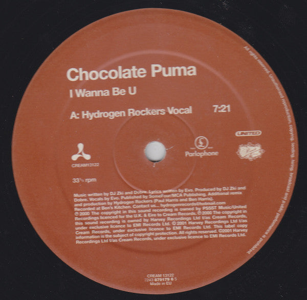 Chocolate Puma : I Wanna Be U (12")