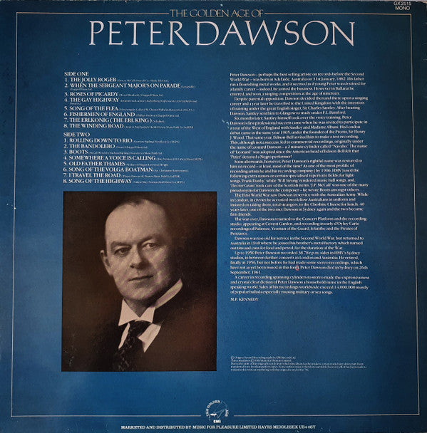 Peter Dawson : The Golden Age Of Peter Dawson (LP, Comp, Mono)