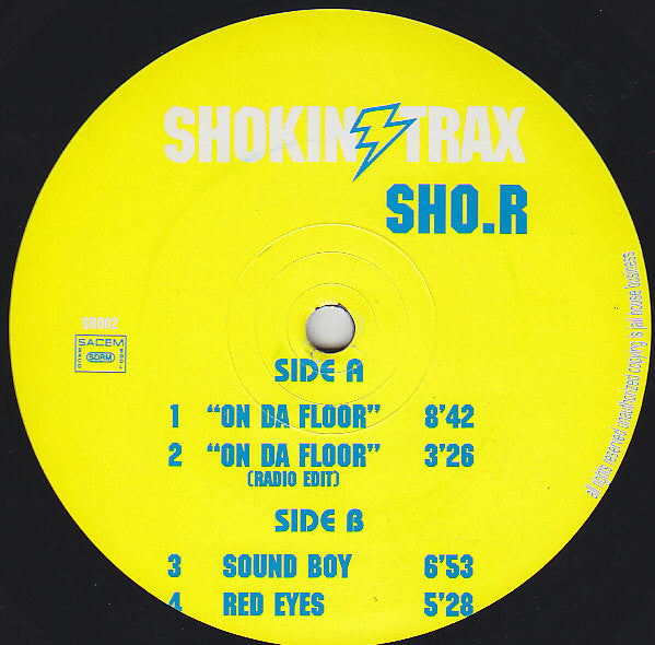Sho.R : "On Da Floor" (12")