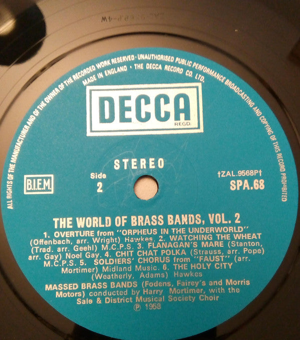 Massed Brass Bands Of Fodens, Fairey Aviation & Morris Motors : The World Of Brass Bands Vol. 2 (LP, Comp)