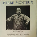 Beethoven* And Pierre Monteux And London Symphony Orchestra : Symphony No. 9  In D Minor, Op. 125 "Choral" (2xLP, Mono)