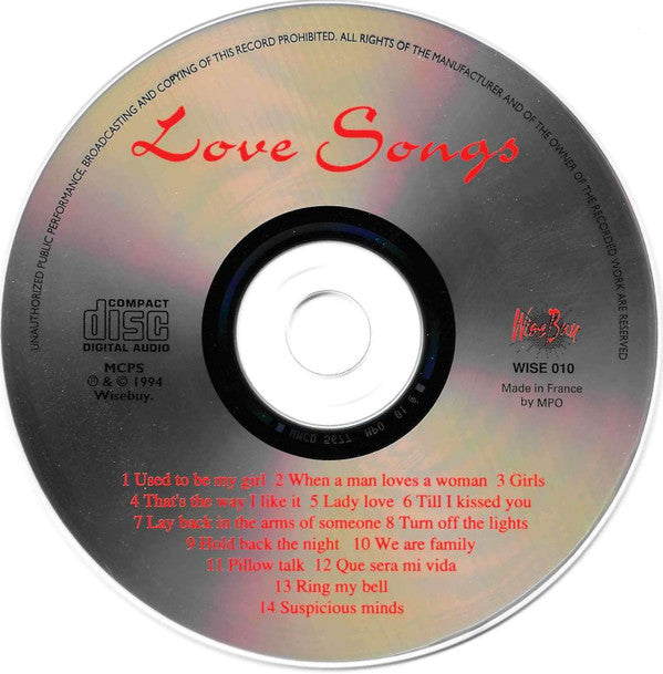 Various : Love Songs (CD, Comp)