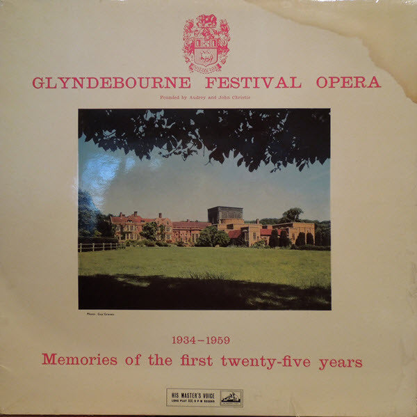 Various : Glyndebourne Festival Opera - 1934-1959 - Memories of the First Twenty Five Years  (LP, Comp, Mono, S/Edition)
