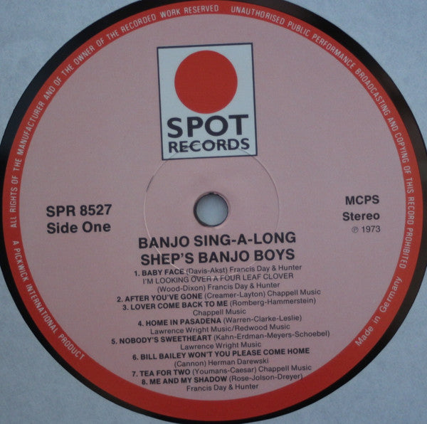 Sheps Banjo Boys : Banjo-Sing-A-Long  (LP)