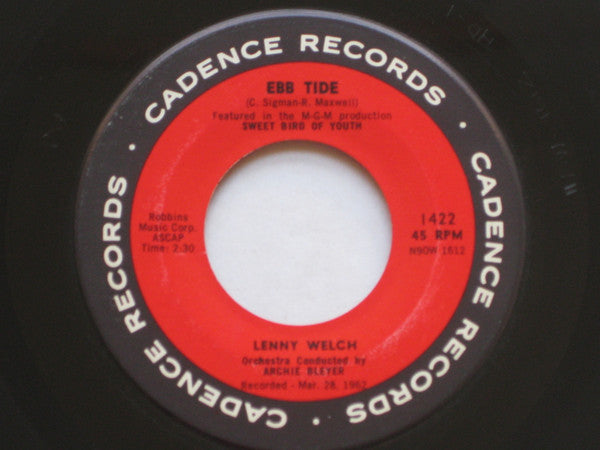 Lenny Welch : Ebb Tide (7")
