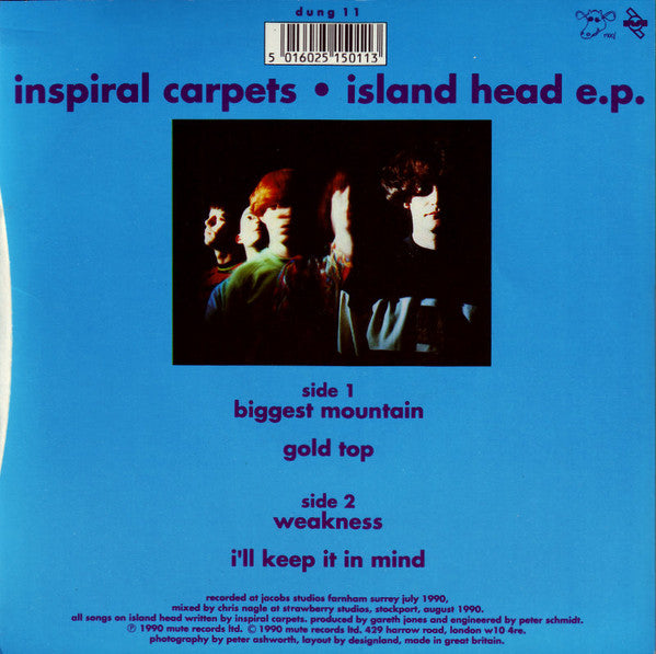 Inspiral Carpets : Island Head E.P. (7", EP)