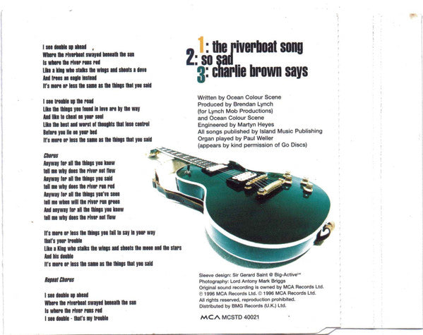 Ocean Colour Scene : The Riverboat Song (CD, Single, May)