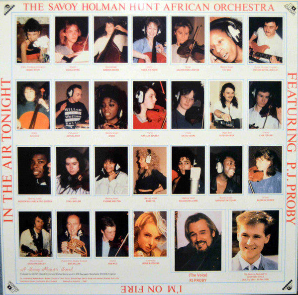 P.J. Proby : In The Air Tonight (12", Single)